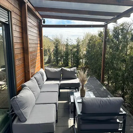 Holiday home Baltic Lark 30m2, Taras Zadaszony 27m2 Ogrodek Klimatyzacja *