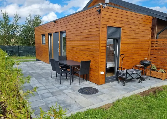 Baltic Lark 30m2 Z Ogrodkiem I Klimatyzacja Σπίτι διακοπών